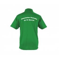 Polo Maille Respirante APTS Marquage à chaud Coeur et Dos vert Kell...