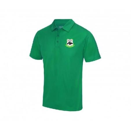 Polo Maille Respirante APTS Marquage à chaud Coeur et Dos vert Kell...