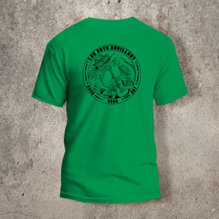 Tshirt Vert Prairie Les Arts Souillent Logo Noir -