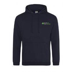 Sweat Capuche Enfant New French Navy Broderie coeur et Dos -  