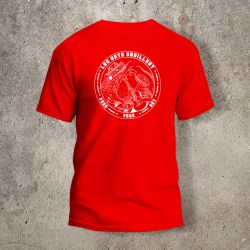 Tshirt Rouge Les Arts Souillent Logo Blanc - AVP Collections