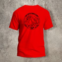 Tshirt Rouge Les Arts Souillent Logo Noir - AVP Collections