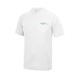 Tshirt Blanc Enfant respirant Sublimation Couleur coeur et dos -  