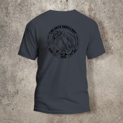 Tshirt Gris Souris Les Arts Souillent Logo Noir -  