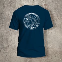 Tshirt Marine Les Arts Souillent Logo Blanc - AVP Collections