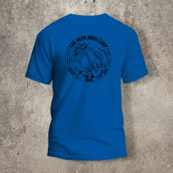 Tshirt Bleu Les Arts Souillent Logo Noir - AVP Collections