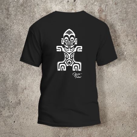 Tshirt Tiki 1 Dos Noir -  