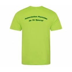 Tshirt Maille Respirante Enfant APTS Marquage à chaud Coeur et Dos ...