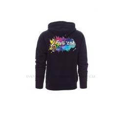 Sweat Capuche Flocage Coeur et Dos