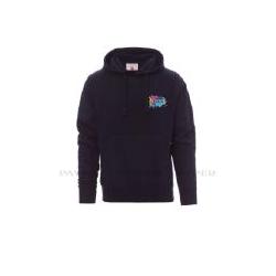 Sweat Capuche Flocage Coeur et Dos