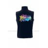 Veste Softshell sans manche Flocage Coeur et Dos