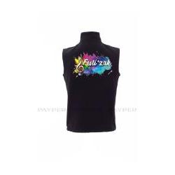 Veste Softshell sans manche Flocage Coeur et Dos