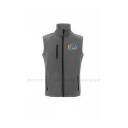 Veste Softshell sans manche Flocage Coeur et Dos