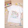 T-shirt enfant à colorier Licorne – Créatif & lavable | AVP Collections
