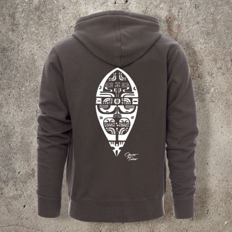 Sweat Shirt Gris Dos BOUCLIER -  