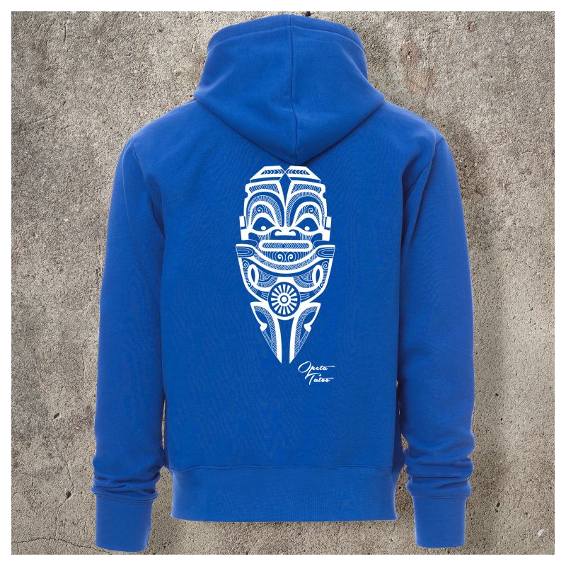 Sweat Shirt Bleu roi Dos TIKI 2 -  