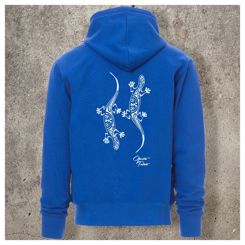 Sweat Shirt Bleu roi Dos LEZARDS - Sweat Shirt Bleu roi Dos LEZARDS -