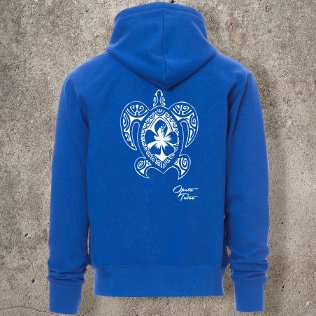 Sweat Shirt Bleu roi Dos TORTUE 2 -  
