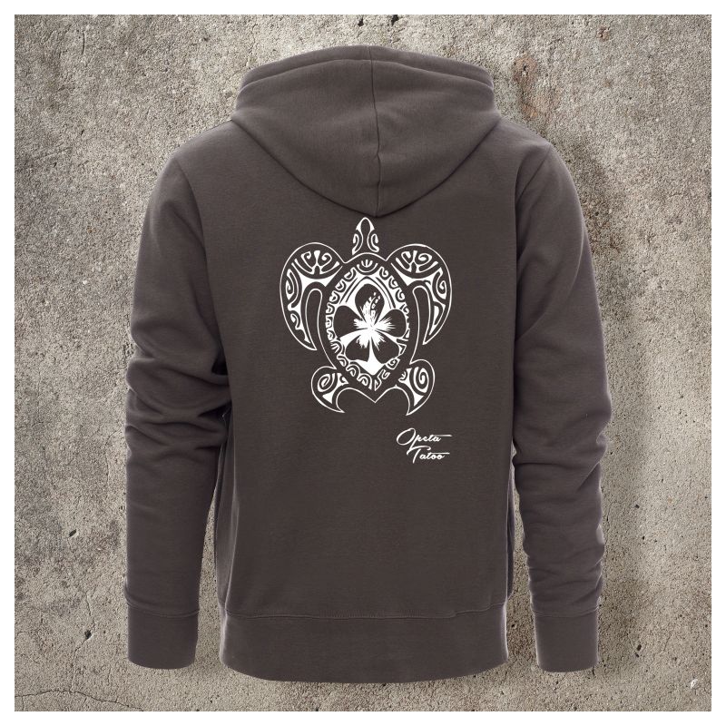 Veste Zippée Grise TORTUE 1 - Veste Zippée Grise TORTUE 1 -