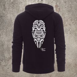 Veste Zippée Noir Dos TIKI 2 -  