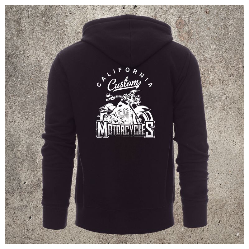 Sweat Shirt Noir California Custom -  