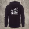 Veste Zippée Noir Iron Wheels -  