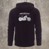 Veste Zippée Noir Motorcycle -  