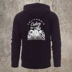 Veste Zippée Noir California Custom -  