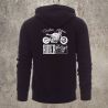 Veste Zippée Noir Custom Motors -  