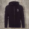 Veste Zippée Noir Iron Wheels -  