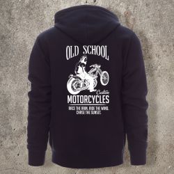 Veste Zippée Marine Old School -  