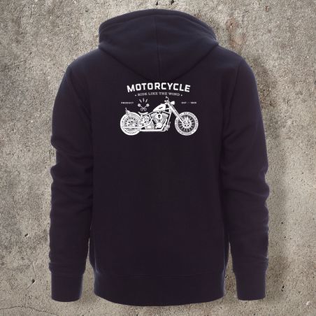 Veste Zippée Marine Motorcycle -  