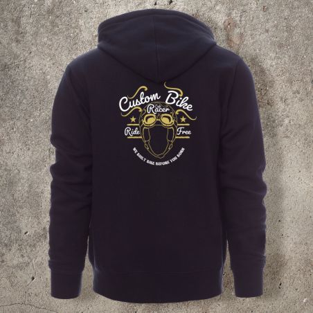 Veste Zippée Marine Custom Bike -  
