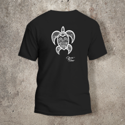Tshirt Tortue Dos Noir - AVP Collections