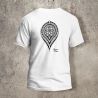 Tshirt Mandala 1 Dos Blanc -  