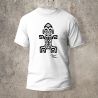 Tshirt Tiki 1 Devant Blanc -  