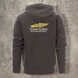 Veste Zippée Grise Kustom Kulture -  