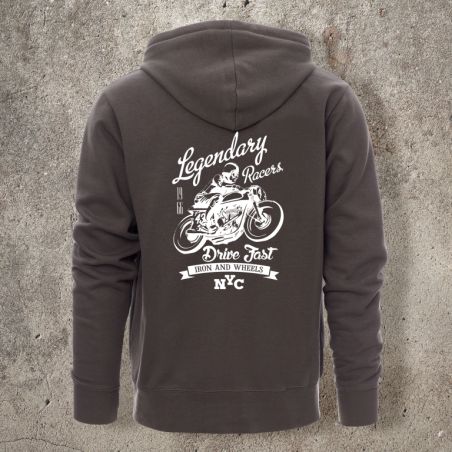 Veste Zippée Grise Legendary Racers -  