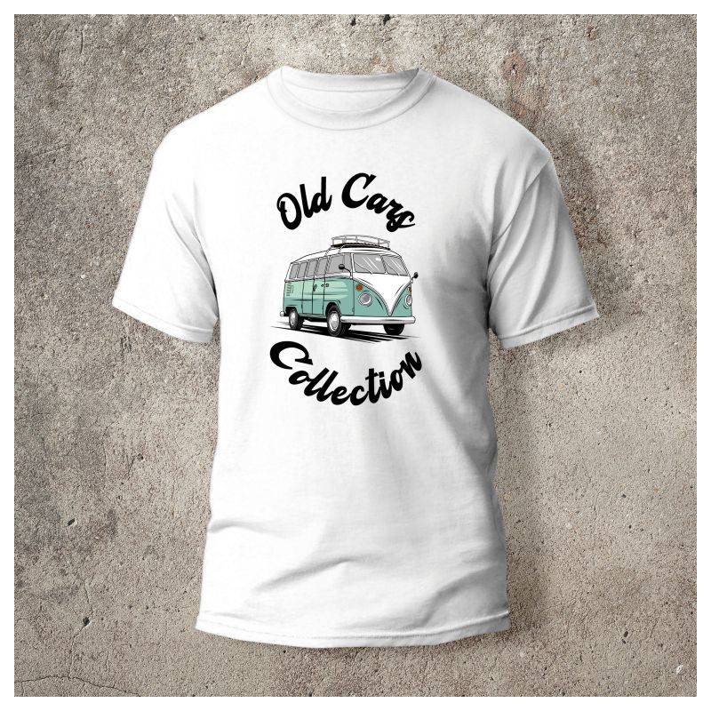 Tshirt Combi VW2 Motif Devant Blanc - Tshirt Combi VW2 Motif Devant Blanc -
