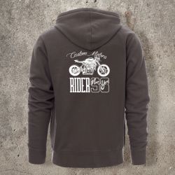 Veste Zippée Grise Custom Motors -  