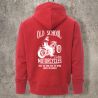 Veste Zippée Rouge Old School -  