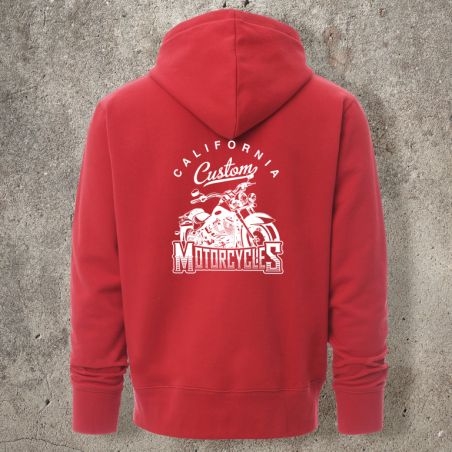 Veste Zippée Rouge California Custom -  