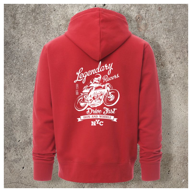 Veste Zippée Rouge Legendary Racers - Veste Zippée Rouge Legendary Racers -