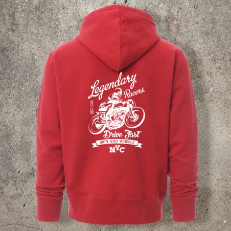 Veste Zippée Rouge Legendary Racers -  