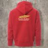 Veste Zippée Rouge Kustom Kulture -  