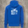 Sweat Shirt Bleu Roi Custom Motors -  