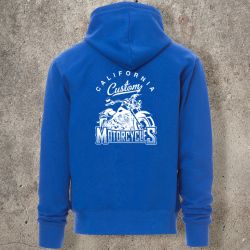 Sweat Shirt Bleu Roi California Custom -  