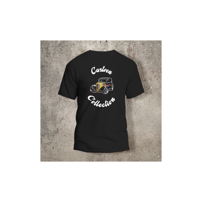 Tee-shirt Cartoon Caricature 5 dos - Tee-shirt Cartoon Caricature 5 dos -