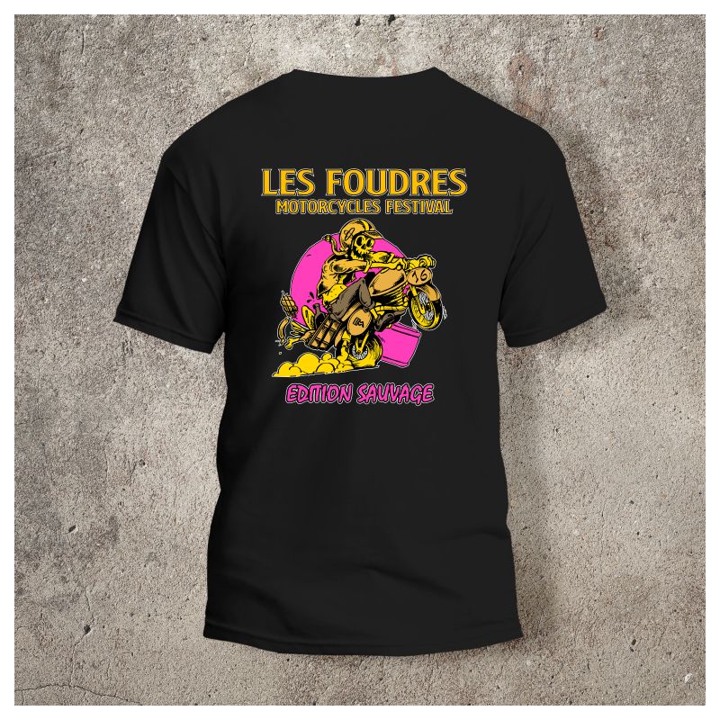 Tshirt LES FOUDRES MOTORCYCLE FESTIVAL 2024 - Tshirt LES FOUDRES MOTORCYCLE FESTIVAL 2024 -