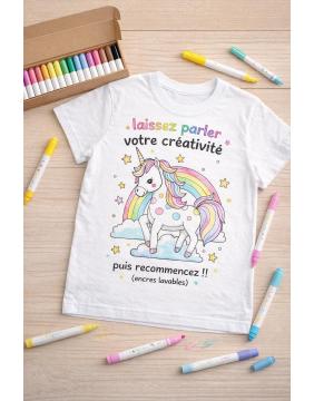 Tshirts à colorier
